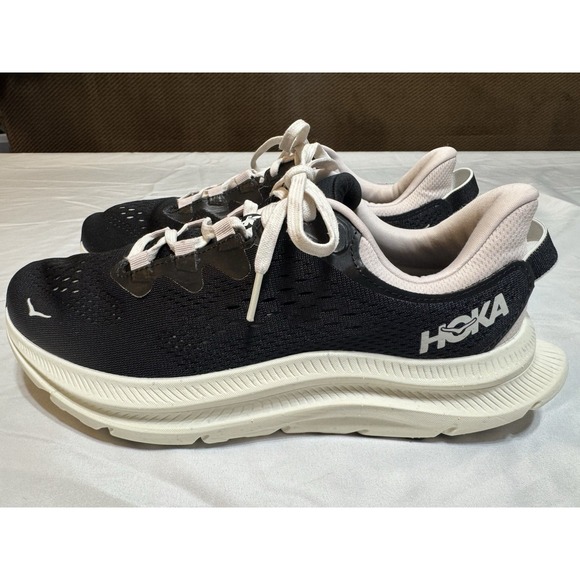 Hoka Shoes - Womens Size 9 Hoka Kawana Black Sail Walking Tennis Shoes